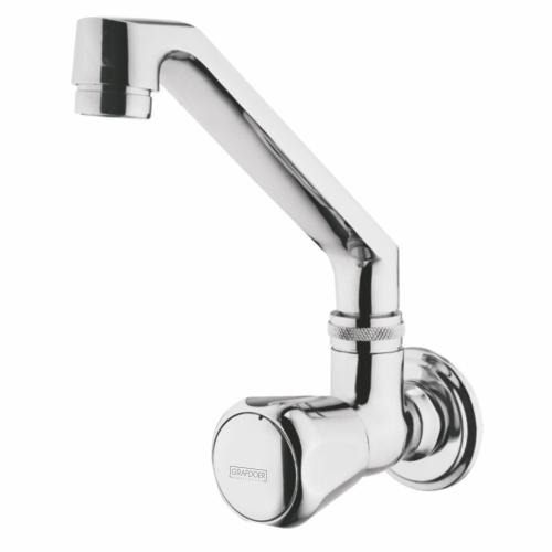 Sink Cock with Swinging Flat Spout